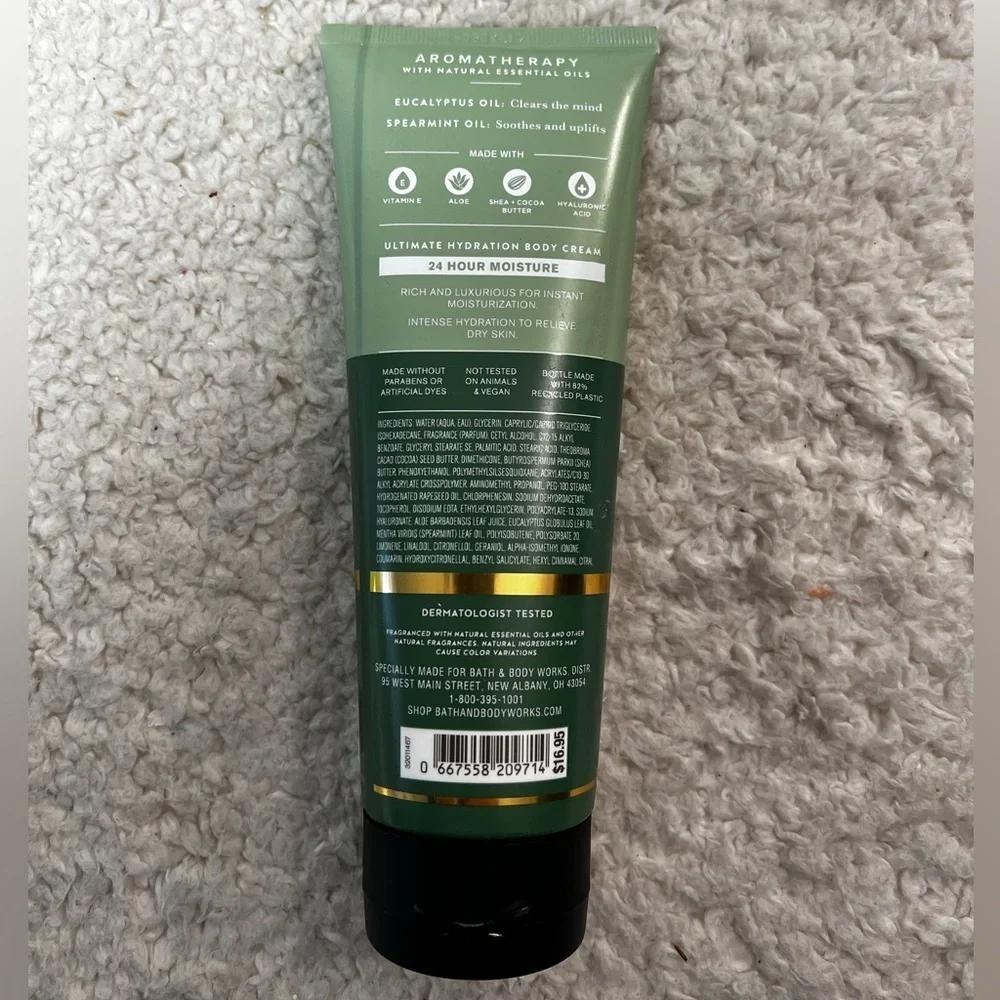 Bath & Body Eucalyptus Spearmint Aromatherapy Body Wash, Creme, Sleep Oil Mist